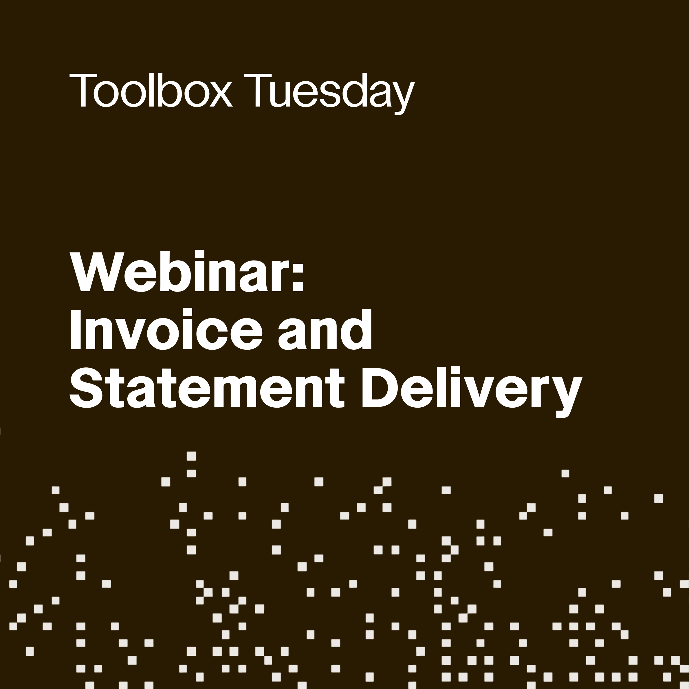 Invoice and Statement Delivery Webinar Card