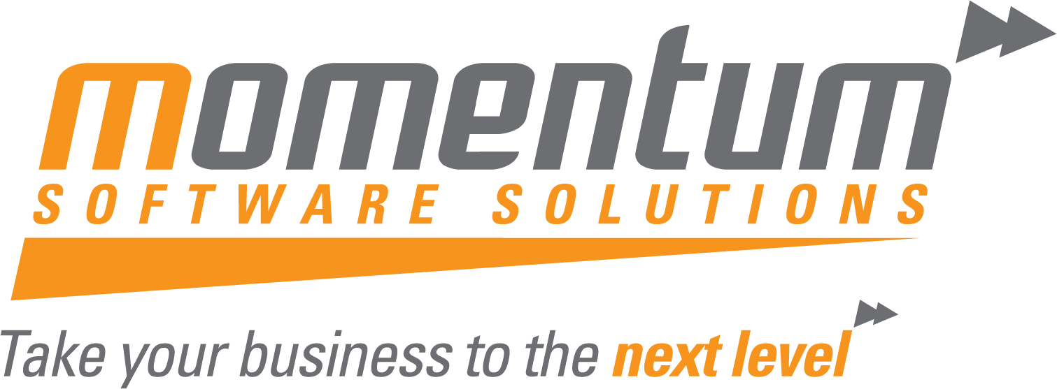 Momentum logo with catchline