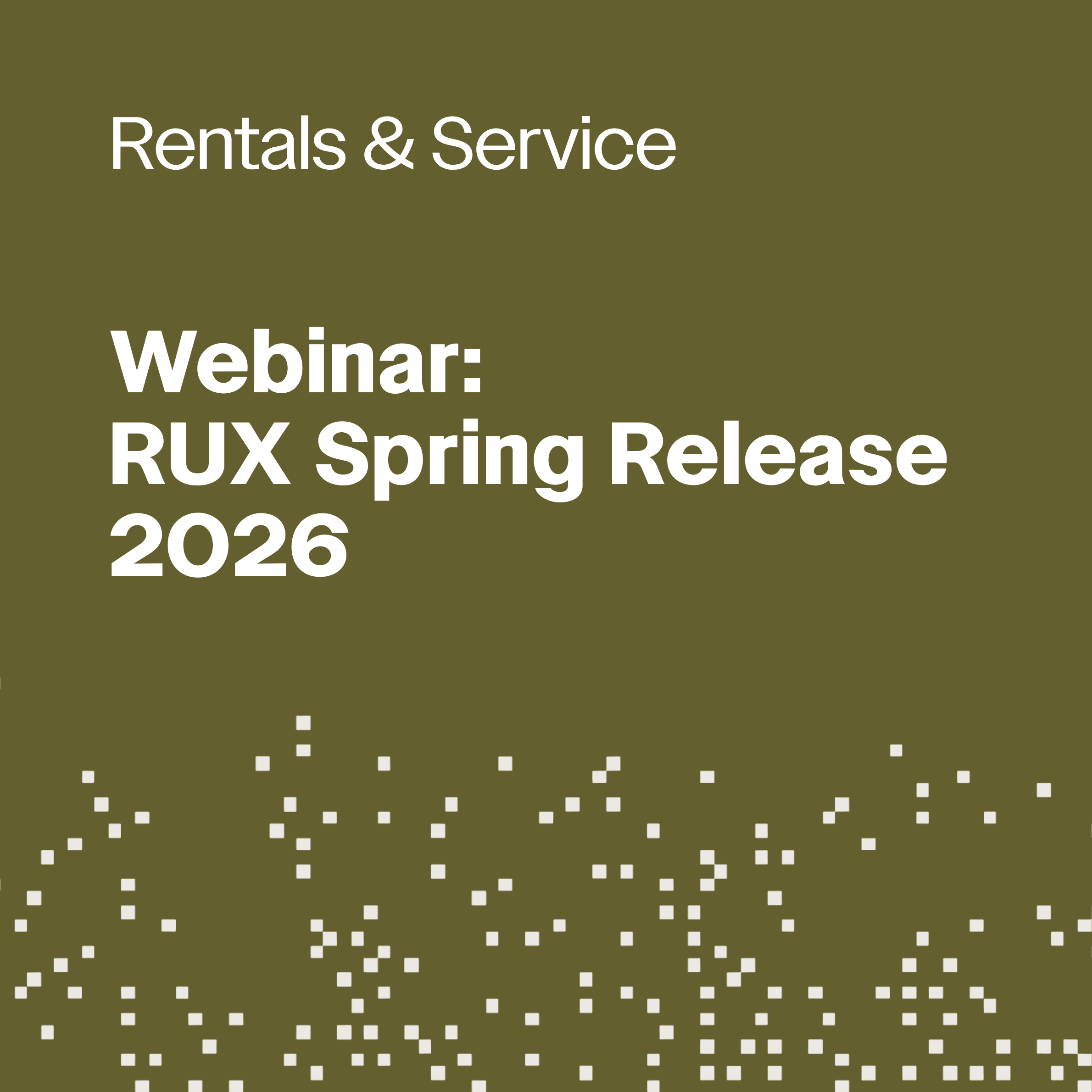 RUX Spring Release 2026